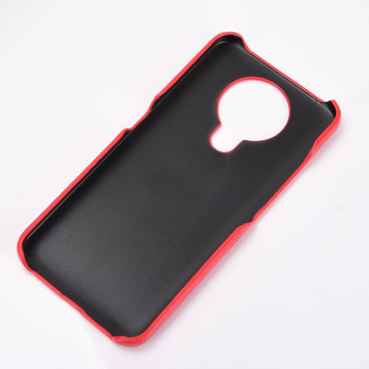Para Nokia 3.4 Funda PC + PU con textura Litchi a prueba de golpes (gris)