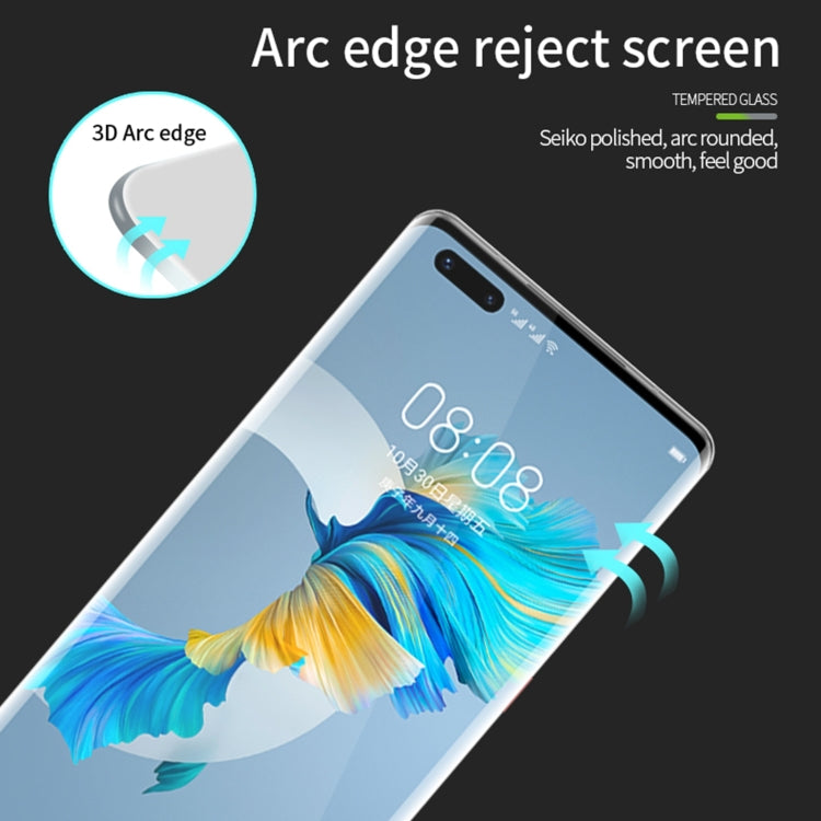 Para Huawei Mate 40 PINWUYO 9H 3D Película de vidrio templado de doblado en caliente (negro)