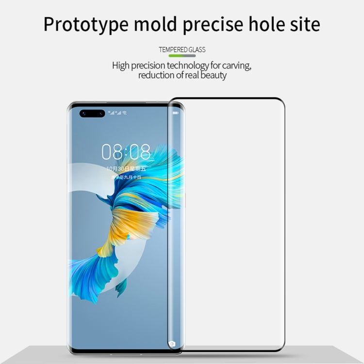 Para Huawei Mate 40 PINWUYO 9H 3D Película de vidrio templado de doblado en caliente (negro)