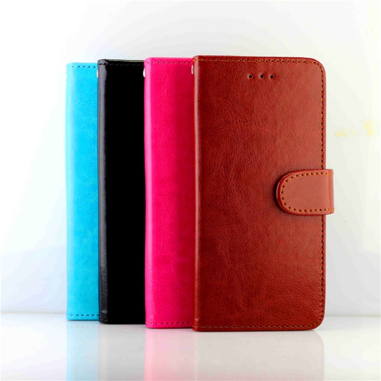 Para Huawei Mate40 Pro / Mate40 Pro + Funda protectora con tapa horizontal de cuero con textura de caballo loco con soporte y ranuras para tarjetas y billetera y marco de fotos (marrón)