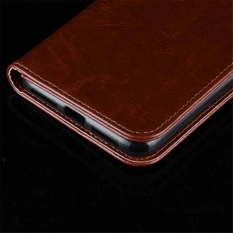 Para Nokia 5.4 R64 Funda protectora con solapa horizontal de textura única con soporte y ranuras para tarjetas y billetera y marco de fotos (rojo)