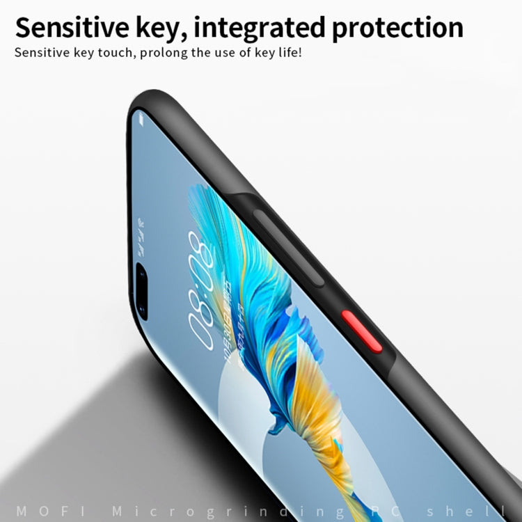Para Huawei Mate 40 Pro + MOFI Frosted PC Estuche rígido ultrafino (rojo)