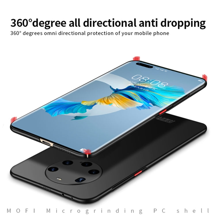 Para Huawei Mate 40 Pro + MOFI Frosted PC Estuche rígido ultrafino (rojo)