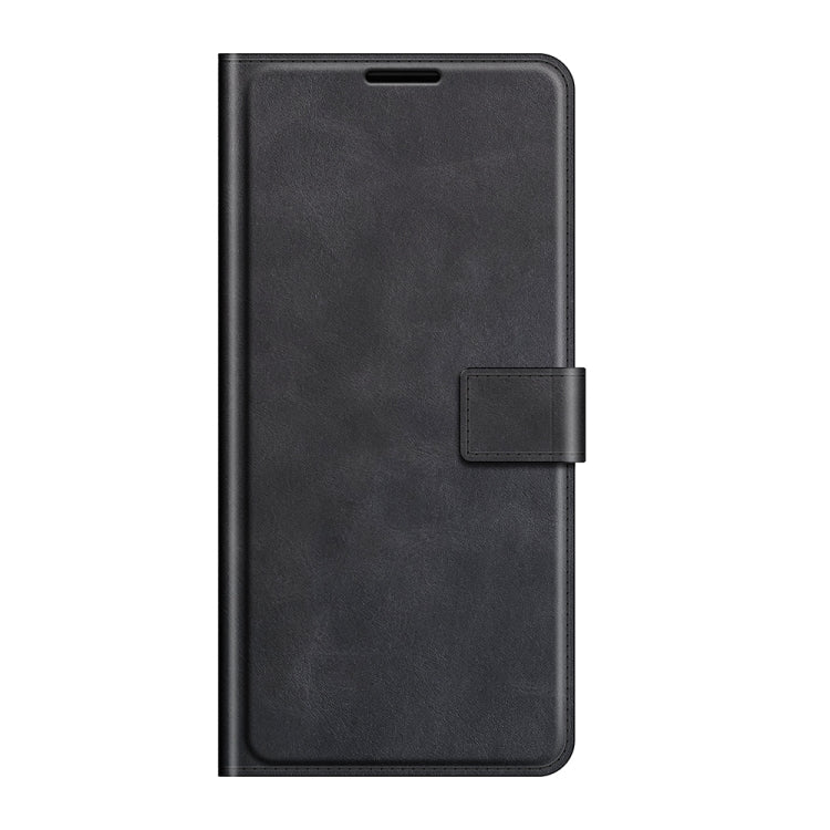 Para Google Pixel 5a Retro Becerro patrón Hebilla Horizontal Flip Funda de cuero con soporte y tragamonedas y billetera (Negro)
