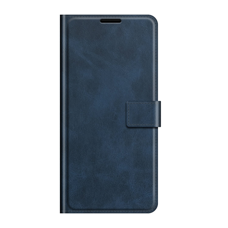 Para Google Pixel 5a Retro Becerro Patrón Hebilla Caja de cuero Horizontal Flip Funda con soporte y ranuras para tarjetas y billetera (azul)