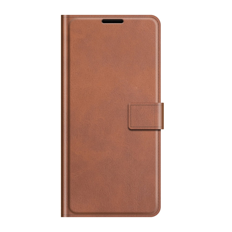 Para Google Pixel 5A Retro Becerro patrón Hebilla Horizontal Flip Funda de cuero con soporte y tragamonedas y billetera (marrón claro)