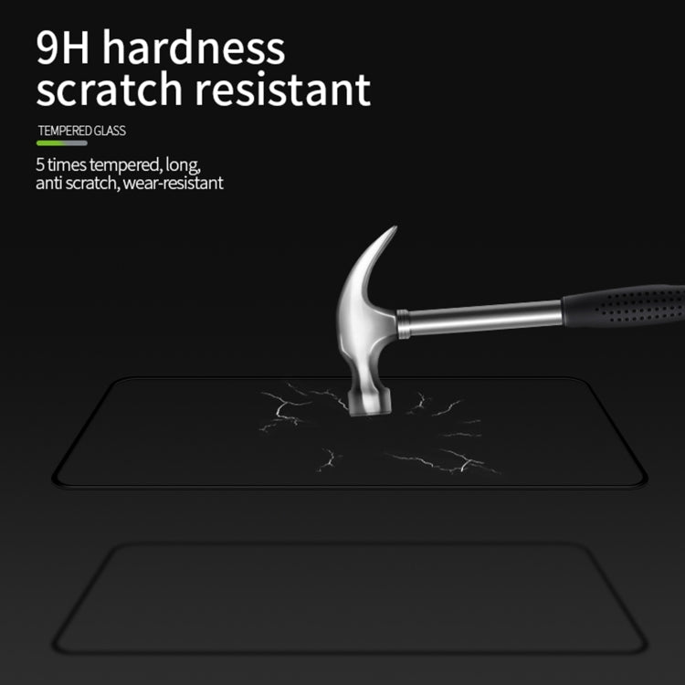 Para Huawei P50 PINWUYO 9H CINTURA CURVA CURDADA 3D PELÍCULA DE VIDRIO A prueba de explosiones (Negro)
