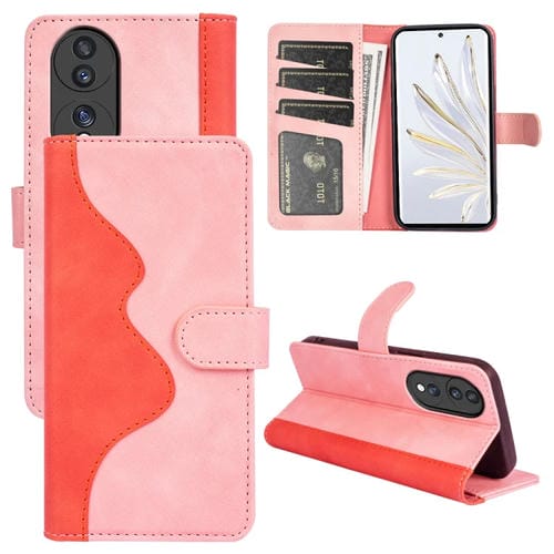 Por Honor 70 Casting Horizontal Flip Leather Case de teléfono (rojo rosa)