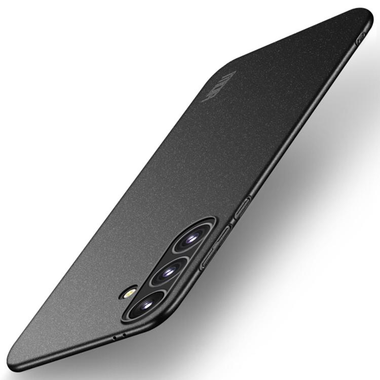 Funda ultrafina de PC esmerilada con todo incluido para Samsung Galaxy A56 5G MOFI Fandun Series (negra)