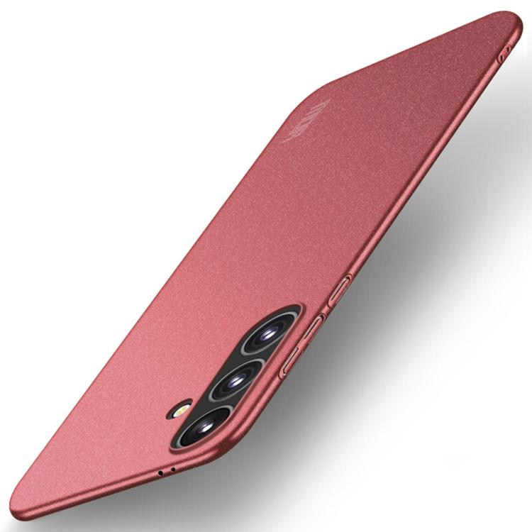 Funda ultrafina de PC esmerilada con todo incluido para Samsung Galaxy A56 5G MOFI Fandun Series (roja)