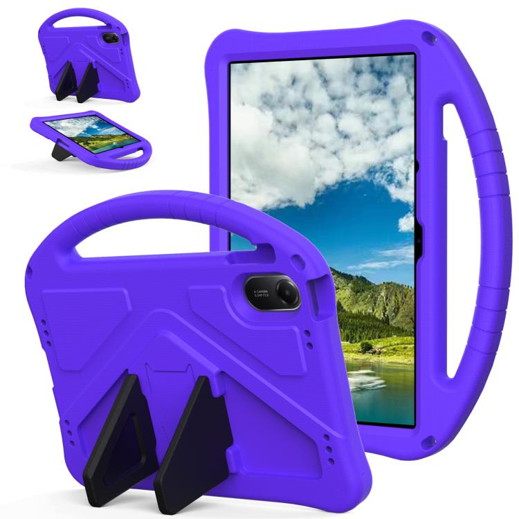 Funda de EVA a prueba de golpes con soporte para Xiaomi Redmi Pad 2 11 2025 (morada)