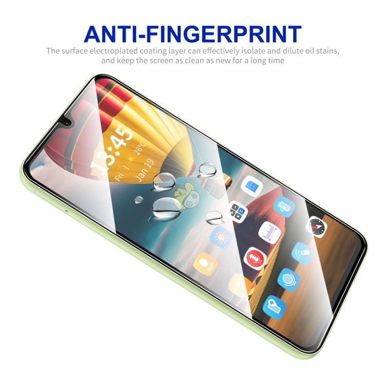 Película de vidrio templado ENKAY Hat-Prince de aluminio y silicio de alta densidad con pegamento completo para Redmi 15C 4G de 173,1 mm