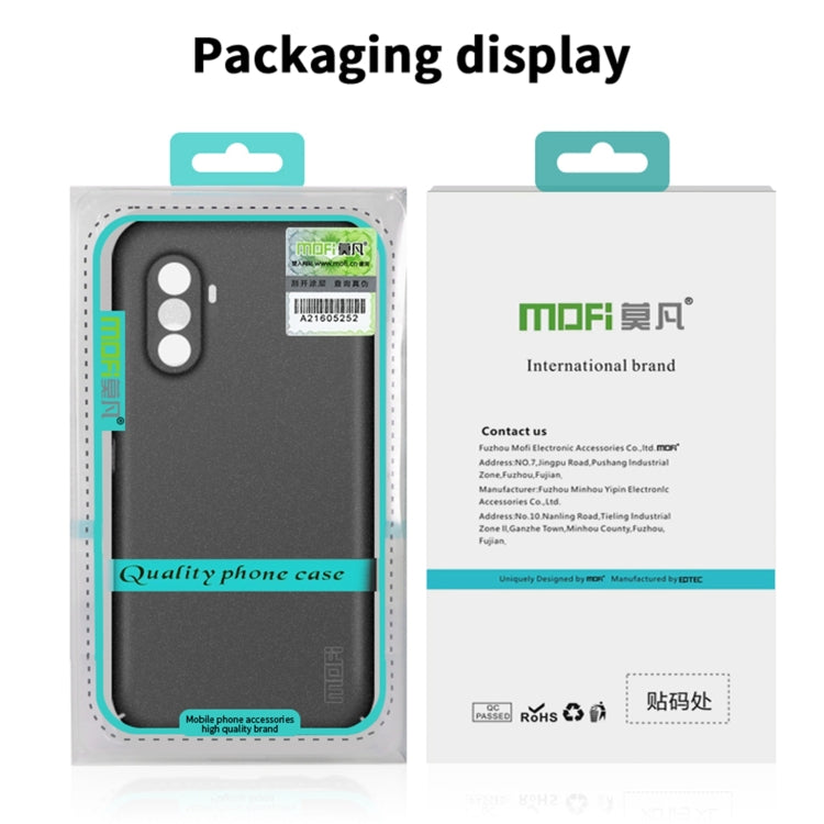 Funda ultrafina de PC esmerilada con todo incluido para Huawei nova 14 Ultra MOFI Fandun Series (gris)