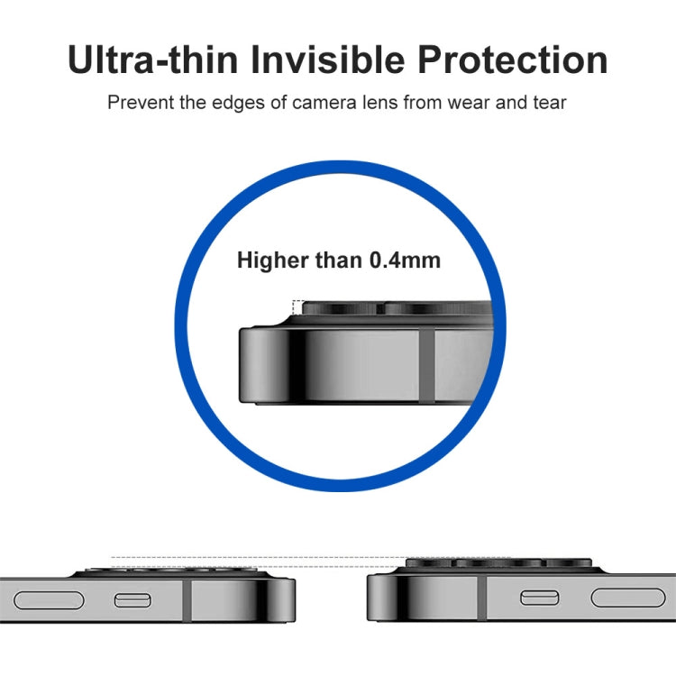 Protector Lente Trasera Enkay iPhone 15/15 Plus Aleación de Aluminio Película Vidrio Templado (Verde) - MOVILSTORE