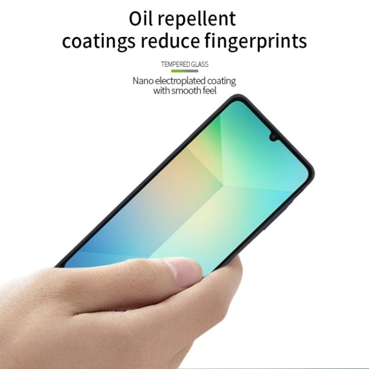 Película de Vidrio Templado Pinwuyo 9H 3D para Pantalla Completa Samsung Galaxy A26 (Negro)