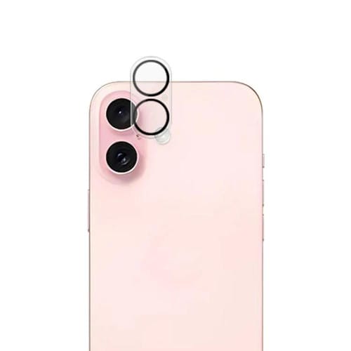 Película de Vidrio Templado para Lente de Cámara Mocolo 3D 9H iPhone 16/16 Plus