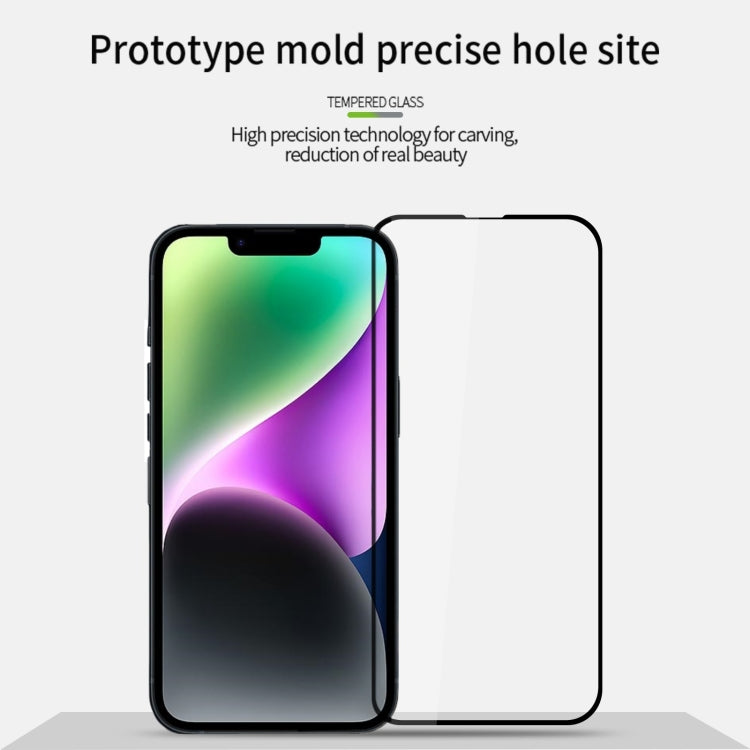 Película de Vidrio Templado Pinwuyo 9H 2.5D para iPhone 16E (Negro)