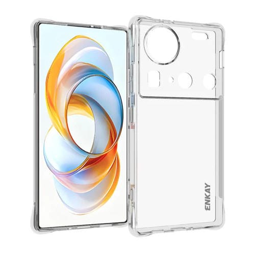 Funda para Teléfono Enkay TPU Transparente Antideslizante a Prueba de Golpes para ZTE Nubia Z70 Ultra 5G