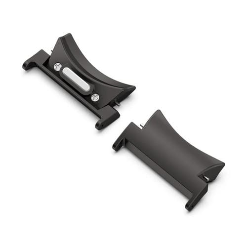 Connecteurs de bande de métal incurvé Samsung Galaxy Watch 5/5 Pro (Noir) 20mm, Style Bouton