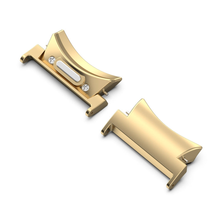 Samsung Galaxy Watch 5/5 Pro Metal Curved Band Connectors (Gold) 22mm