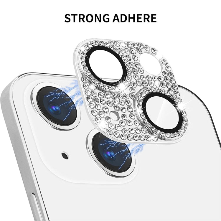 Lente de Cámara + Protector Vidrio Templado Enkay Hat-Prince Blink Diamond para iPhone 15/15 Plus (Dorado) - MOVILSTORE