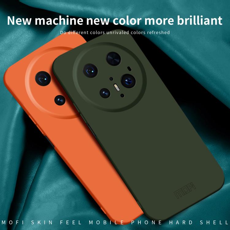 Funda para Teléfono Huawei Mate 70 Pro Mofi Qin Series con PC y Tacto Agradable (Gris)