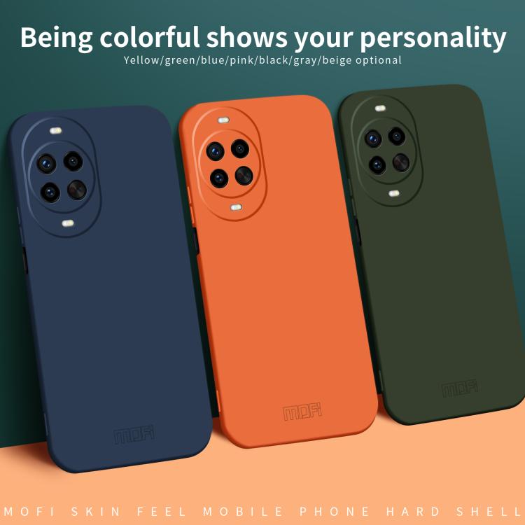 Funda de PC con diseño integral para Huawei nova 14 MOFI Qin Series (naranja)