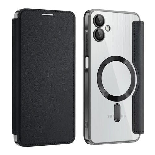 Funda de Cuero Antirrobo con Protección Magsafe Rfid para Samsung Galaxy A06 4G (Negra)