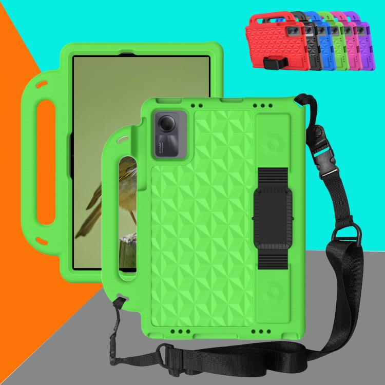 Funda de EVA a prueba de golpes para Samsung Galaxy Tab A9+ 10.95 Diamond Series (verde)