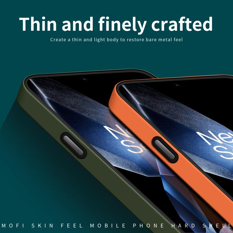 Funda para Teléfono OnePlus 13 Mofi Qin Series con PC Todo Incluido (Azul)