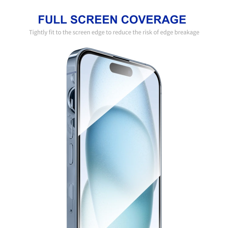 Película de Vidrio Completa Enkay para iPhone 15 con Silicio y Alúmina - MOVILSTORE