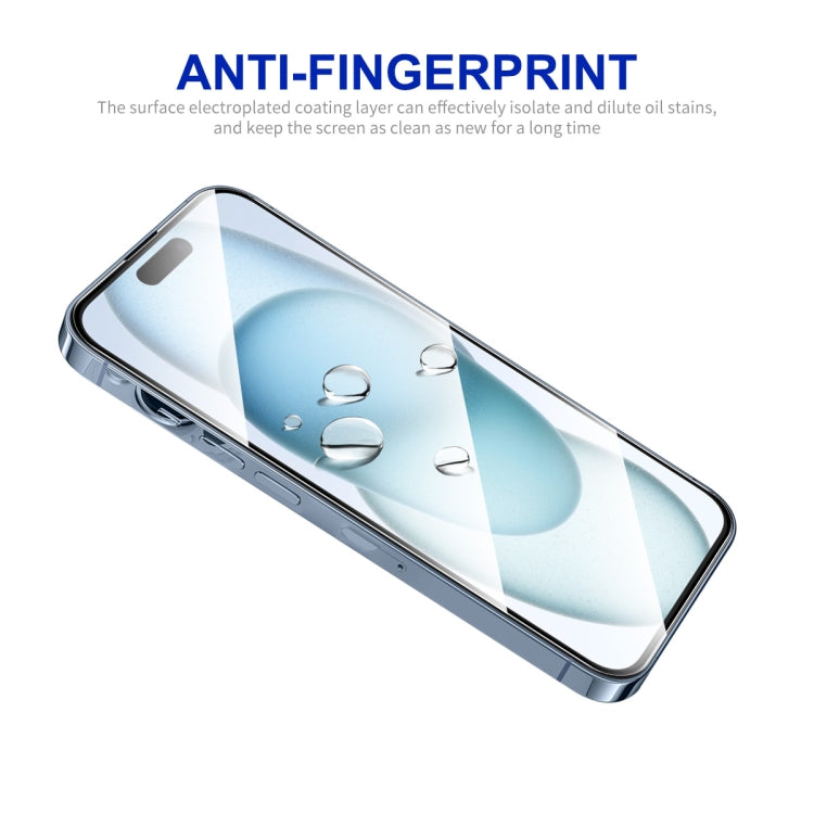 Película de Vidrio Completa Enkay para iPhone 15 con Silicio y Alúmina - MOVILSTORE