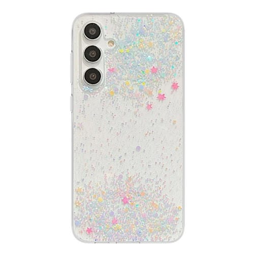 Funda para Teléfono Samsung Galaxy A54 Dreamy Star Glitter Epoxy TPU (Transparente)
