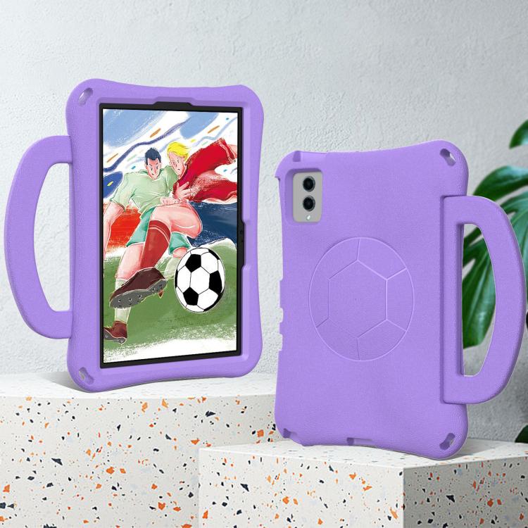 Funda de EVA a prueba de golpes para Xiaomi Redmi SE 11 2025/Pad 2 con forma de balón de fútbol (morado claro)