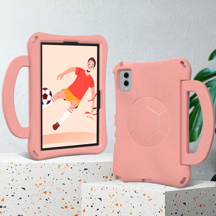 Funda de EVA a prueba de golpes con forma de balón de fútbol para Xiaomi Redmi SE 11 2025/Pad 2 (rosa claro)