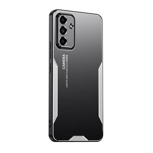 Funda para Samsung Galaxy A35 5G Blade Series TPU Caja de Teléfono Metal Híbrido (Plata)
