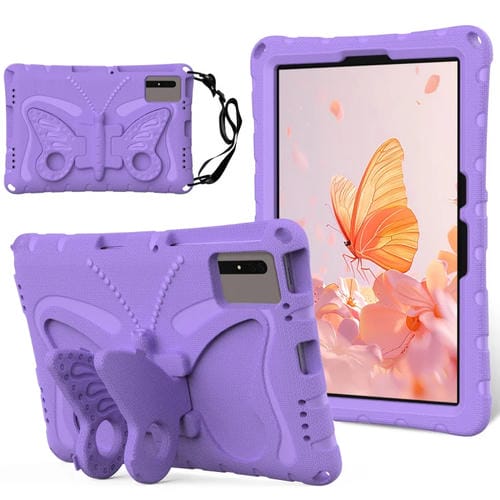 Funda Eva para Tablet Samsung Galaxy Tab S9 11 X710 Soporte Mariposa (Morado Claro)