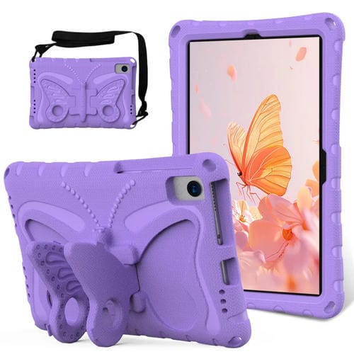 Funda Eva para Tablet Samsung Galaxy Tab S6 Lite 10.4 P610 Soporte Mariposa (Morado Claro)