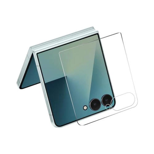 For Samsung Galaxy Z Flip7 ENKAY 9H Big Arc Edge High Aluminum-silicon Tempered Glass Film