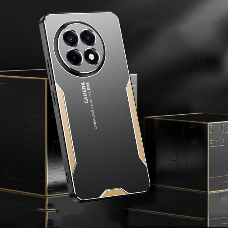 Funda híbrida Metal TPU OnePlus Ace 5 Ace 5 Pro Blade Series (Plateada)