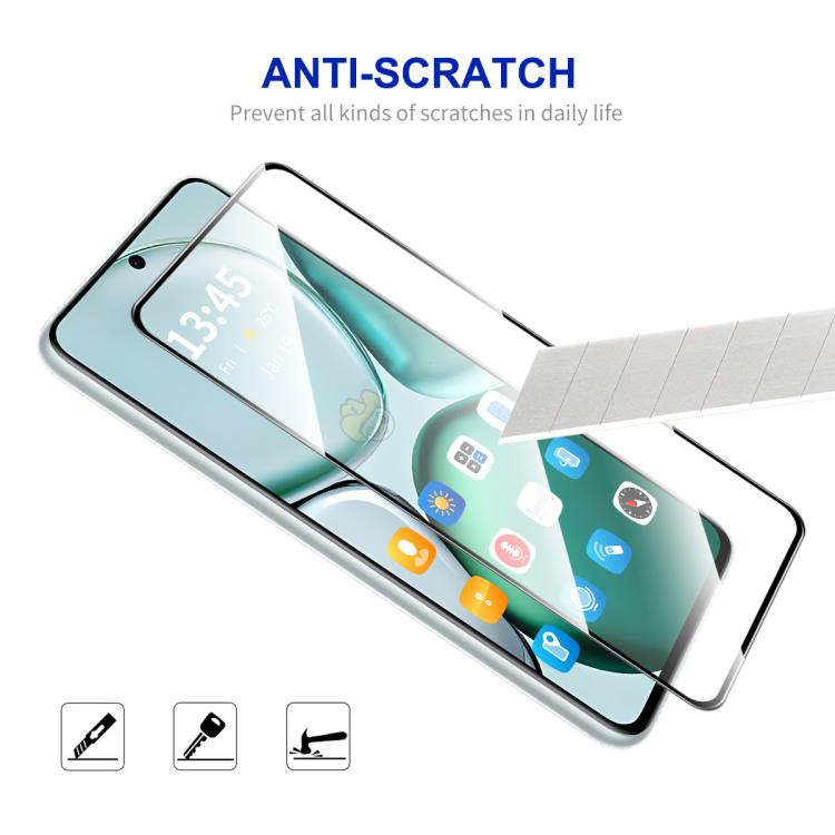 ENKAY Hat-Prince - Película de vidrio templado de aluminio y silicio de 0,18 mm para Xiaomi 15T Pro, compatible con desbloqueo por huella dactilar ultrasónica.