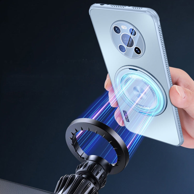 Estuche para Teléfono Huawei Mate 40 con Soporte Magsafe y Película para Lente (Gris Titanio)