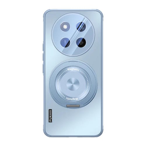 Estuche para Honor X60 Pro con Soporte Magsafe y Película para Lente (Azul)