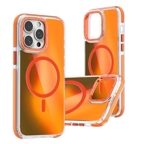 Funda para Teléfono Magsafe iPhone 12 Pro Degradado Dos Colores (Naranja)