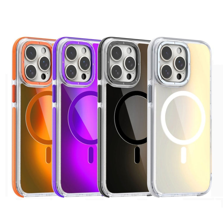 Funda para Teléfono Magsafe iPhone 13 Protección Degradado Dos Colores (Naranja)