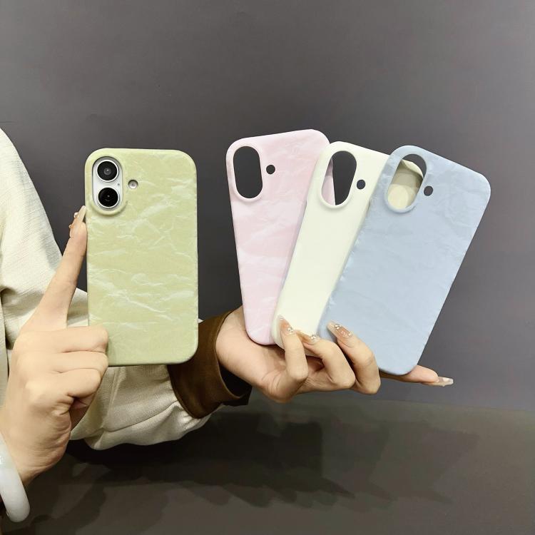 Funda de Cuero Aterciopelado para iPhone 15 Pro Max con Media Cobertura (Verde)