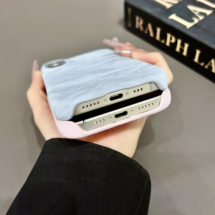 Funda de Cuero Aterciopelado para iPhone 12 Pro Max con Media Cobertura para PC (Amarillo)