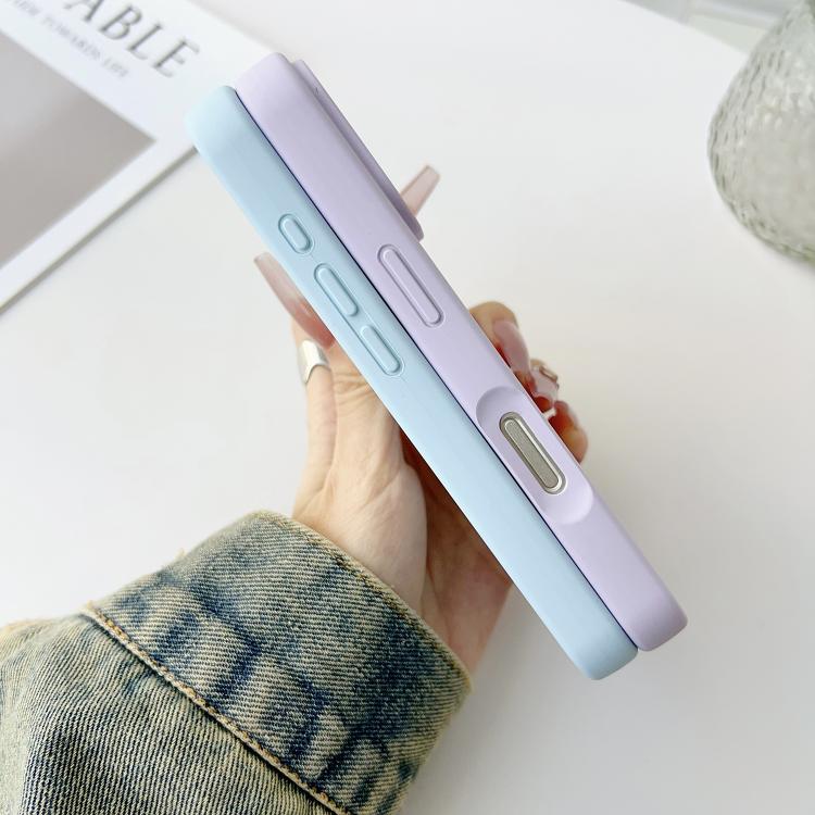 Funda híbrida TPU con Chip IC Magsafe para iPhone 15 Pro Max (Azul)