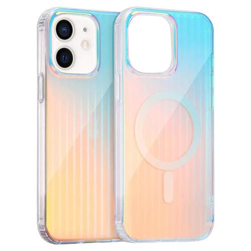 Funda para Teléfono Magsafe iPhone 11 Textura Grabada con Láser Rayas Verticales