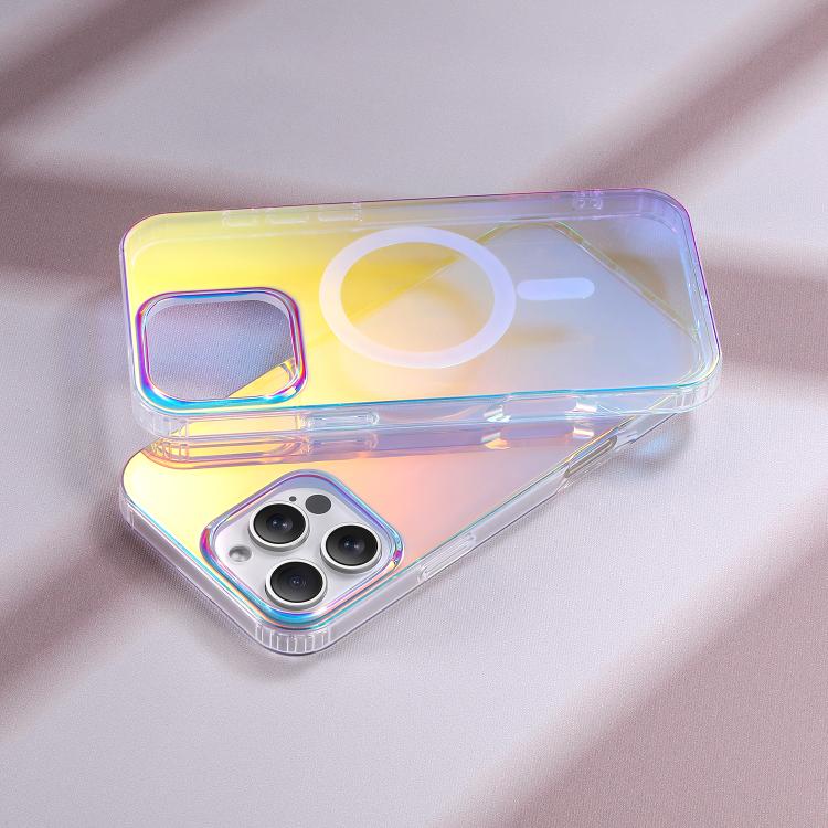 Funda para Teléfono Magsafe iPhone 16E Textura Grabada Láser (Luz Roja)